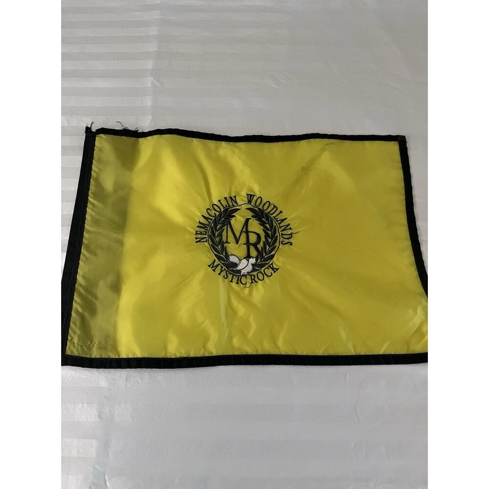 Nemacolin Woodlands Mystic Rock Golf Pin Flag Yellow Pete Dye PGA Tour Course